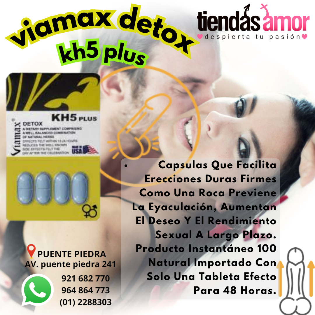 Viamax Detox KH5 Plus Mejor producto para la potencia sexual